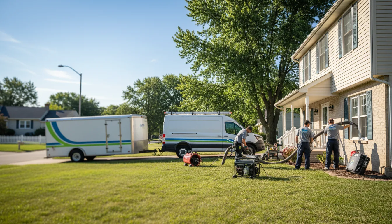 Flooded Basement Restoration And Cleanup With Repair in Bovina Center, NY near me